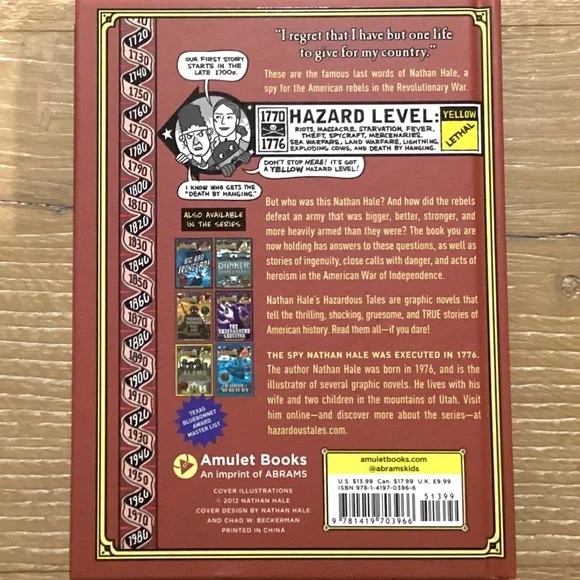 Nathan Hale’s Hazardous Tales Series Hardcover - Picture 10 of 14